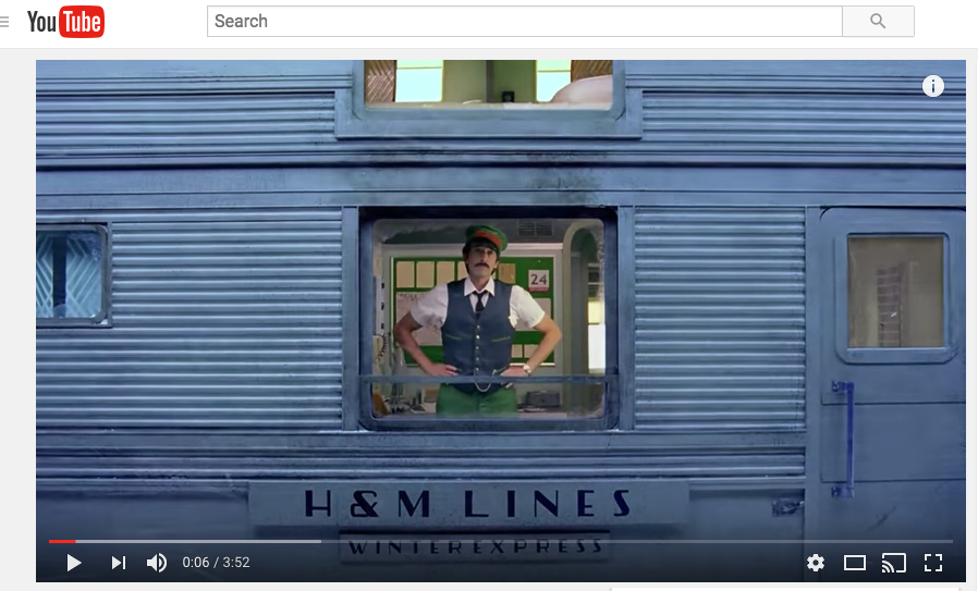 H&M Wes Anderson Branded Video Content Example