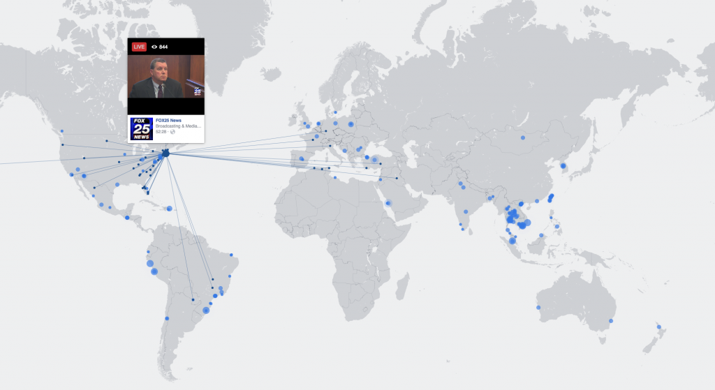 Facebook Live Map