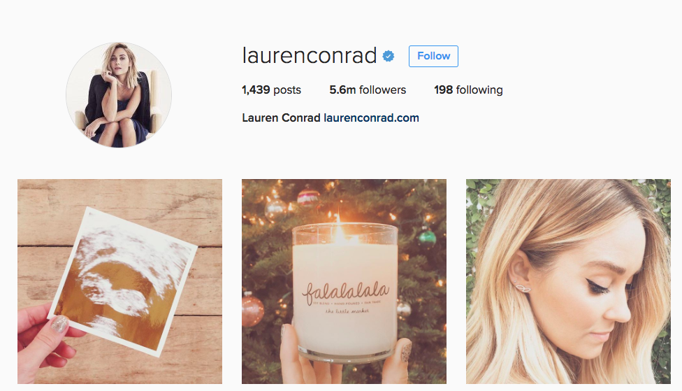 Lauren Conrad Instagram