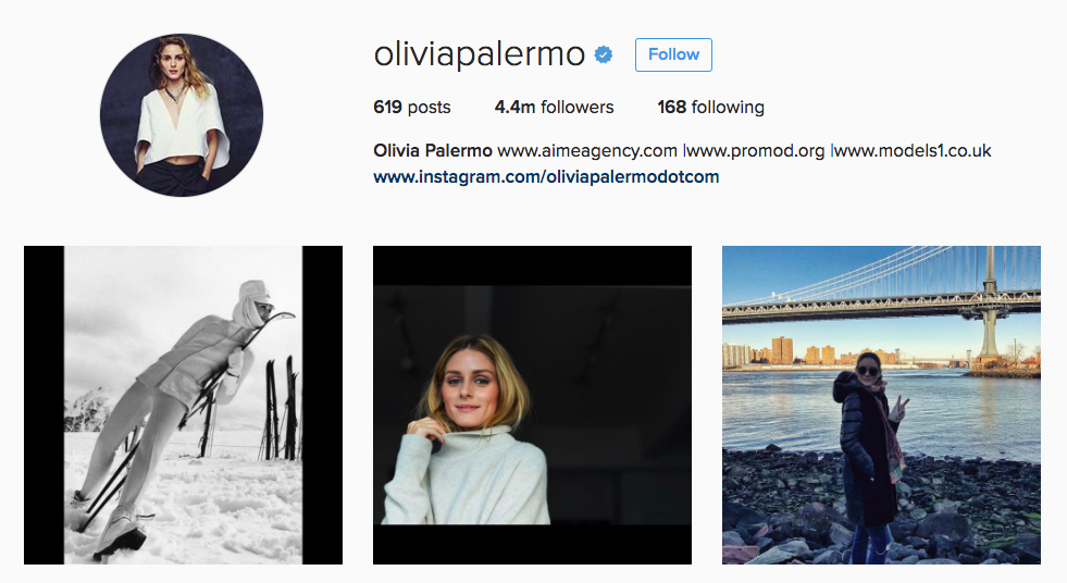 Olivia Palermo Instagram