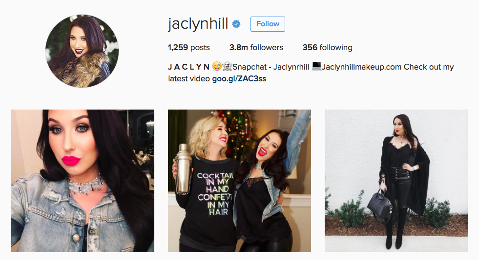 Jaclyn Hill Instagram