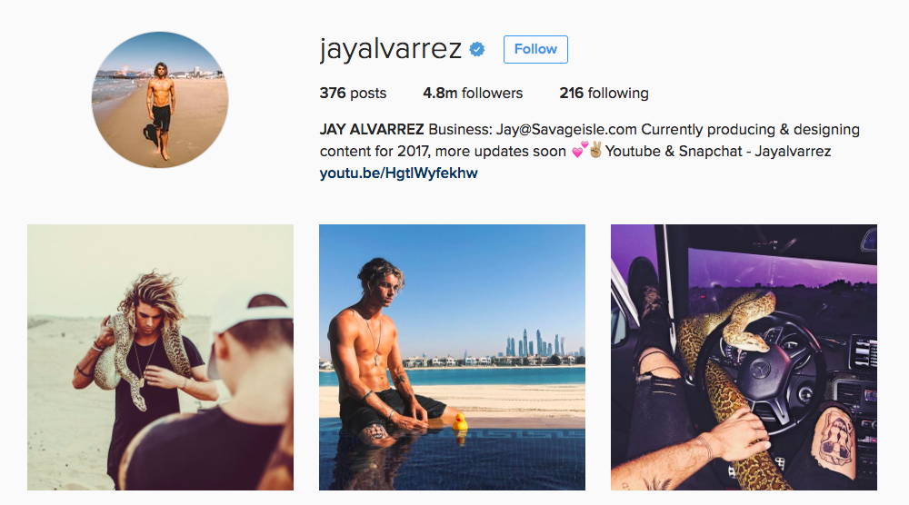 Jay Alvarrez Instagram Influencer
