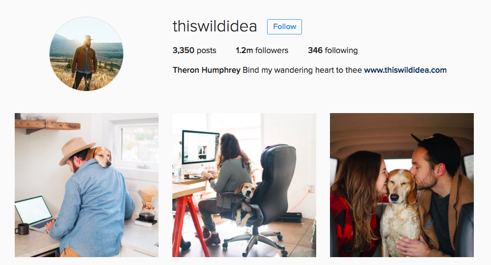 Theron Humphrey Instagram Influencer