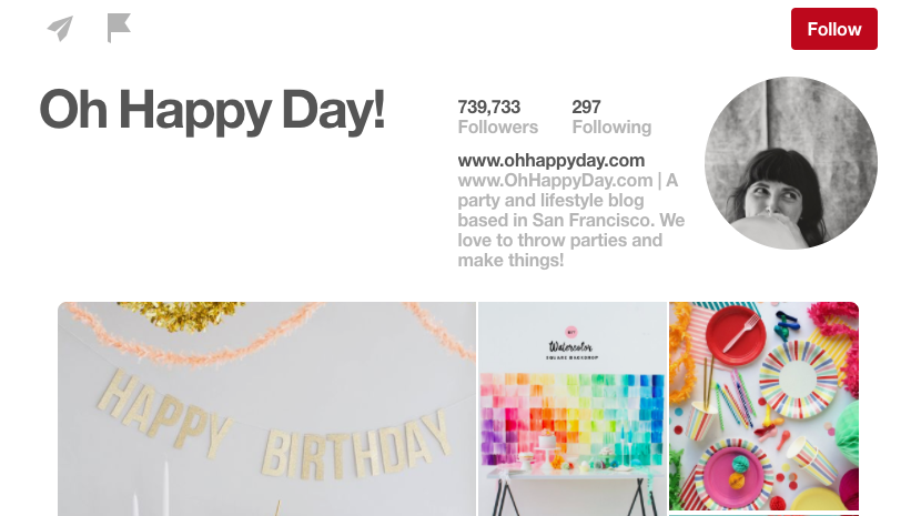 Oh Happy Day Jordan Ferney DIY Pinterest Influencer