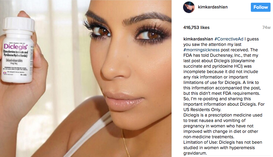 Kim Kardashian West's Cure for Morning Sickness